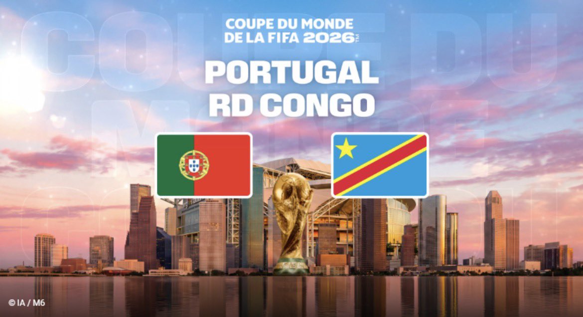 Audiences : Portugal – RD Congo permet à M6 de s&rsquo;imposer largement en prime time