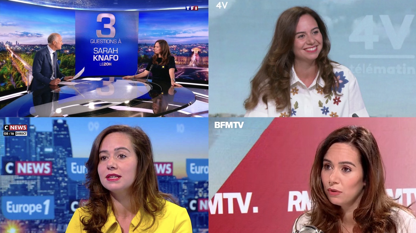 Sarah Knafo : comment l&rsquo;eurodéputée est devenue un atout pour les audiences télé