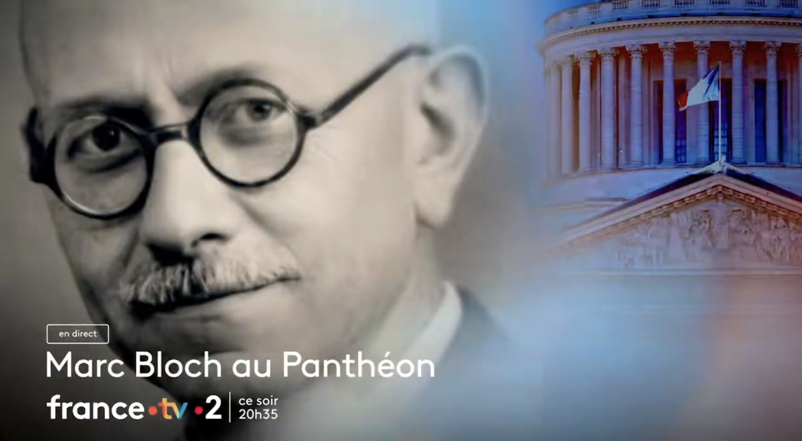 France 2 bouleverse sa soirée pour l’entrée de Marc Bloch au Panthéon