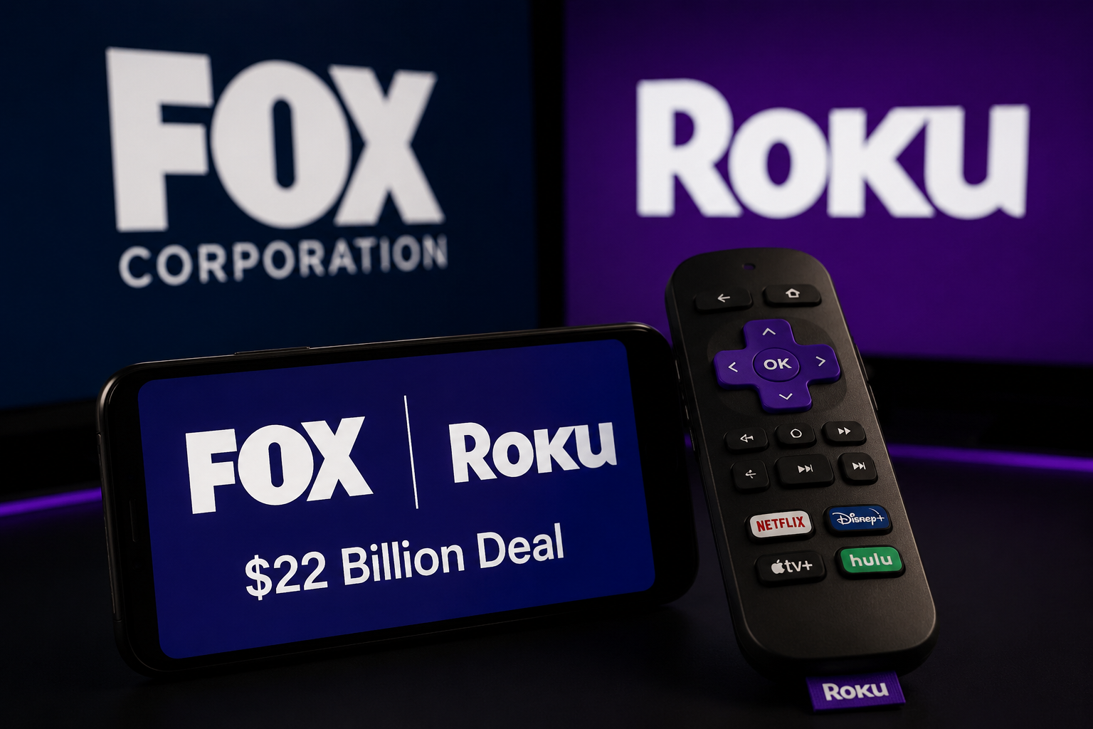 Fox rachète Roku pour 22 milliards de dollars et accélère sa transformation dans le streaming