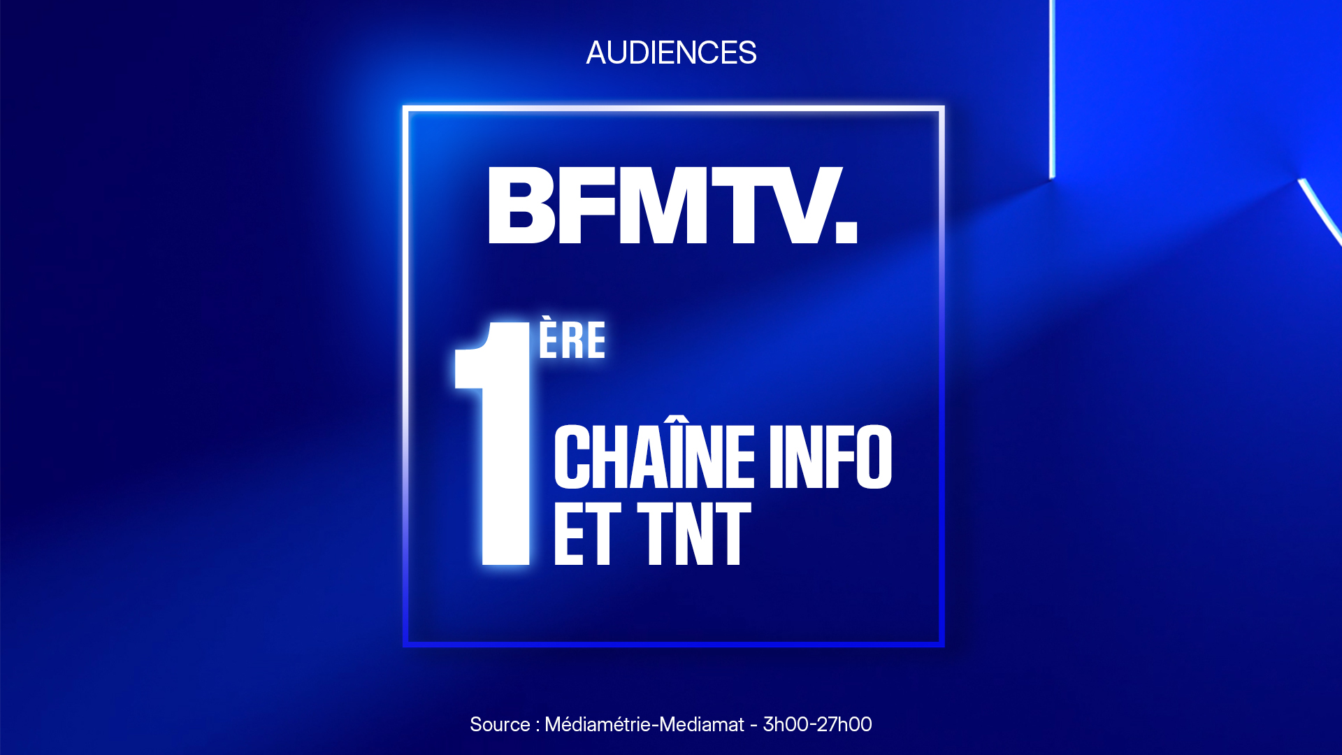 BFMTV conserve son leadership et signe une 11e semaine consécutive en tête des chaînes info