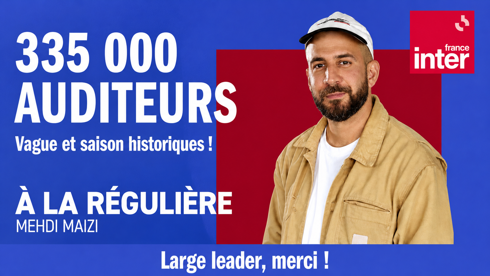 France Inter : Mehdi Maïzi signe une première saison historique avec À la régulière
