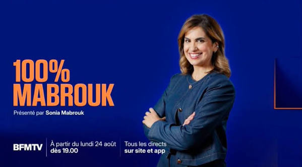 « 100% Mabrouk » : Sonia Mabrouk lancera son nouveau rendez-vous sur BFMTV le 24 août