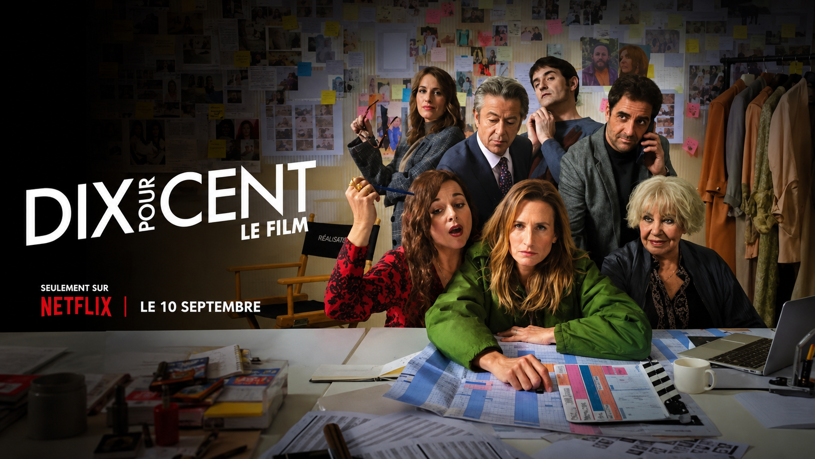 Netflix diffusera le film « Dix pour cent » le 10 septembre