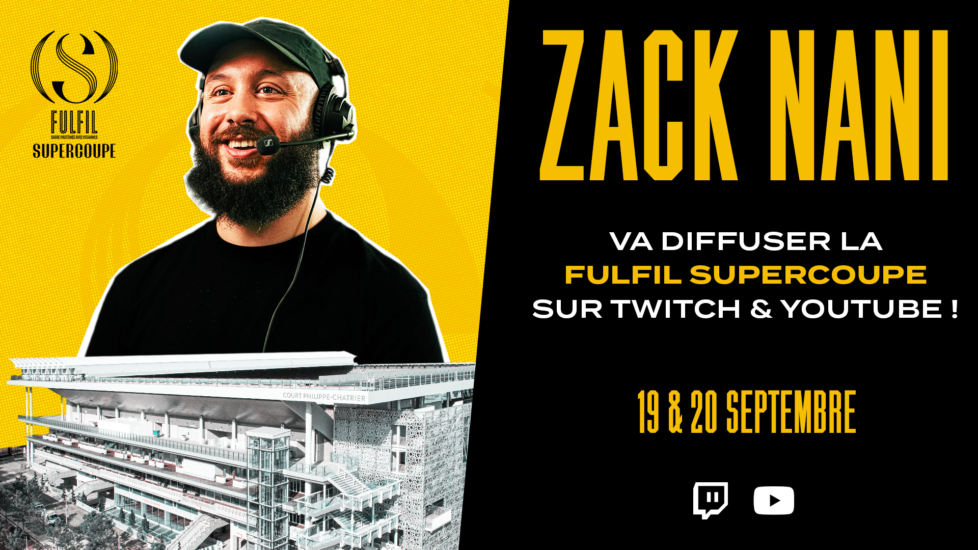 Basket : Zack Nani récupère la Supercoupe en clair sur Twitch et YouTube
