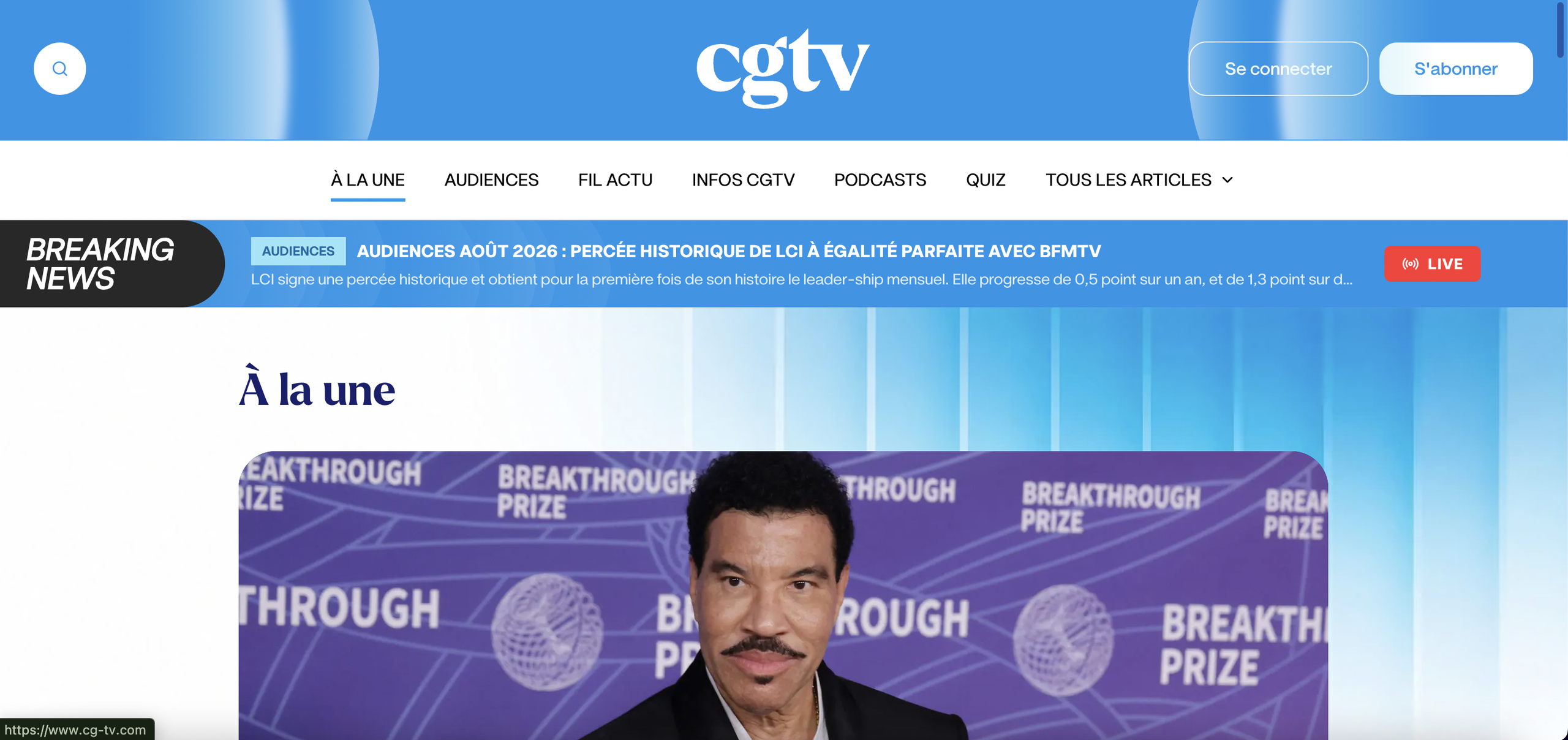CGTV revendique plus de 53 000 visiteurs uniques pour son lancement