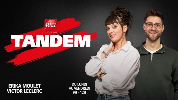 Victor Leclerc rejoint Erika Moulet aux commandes de « Tandem » sur RTL2