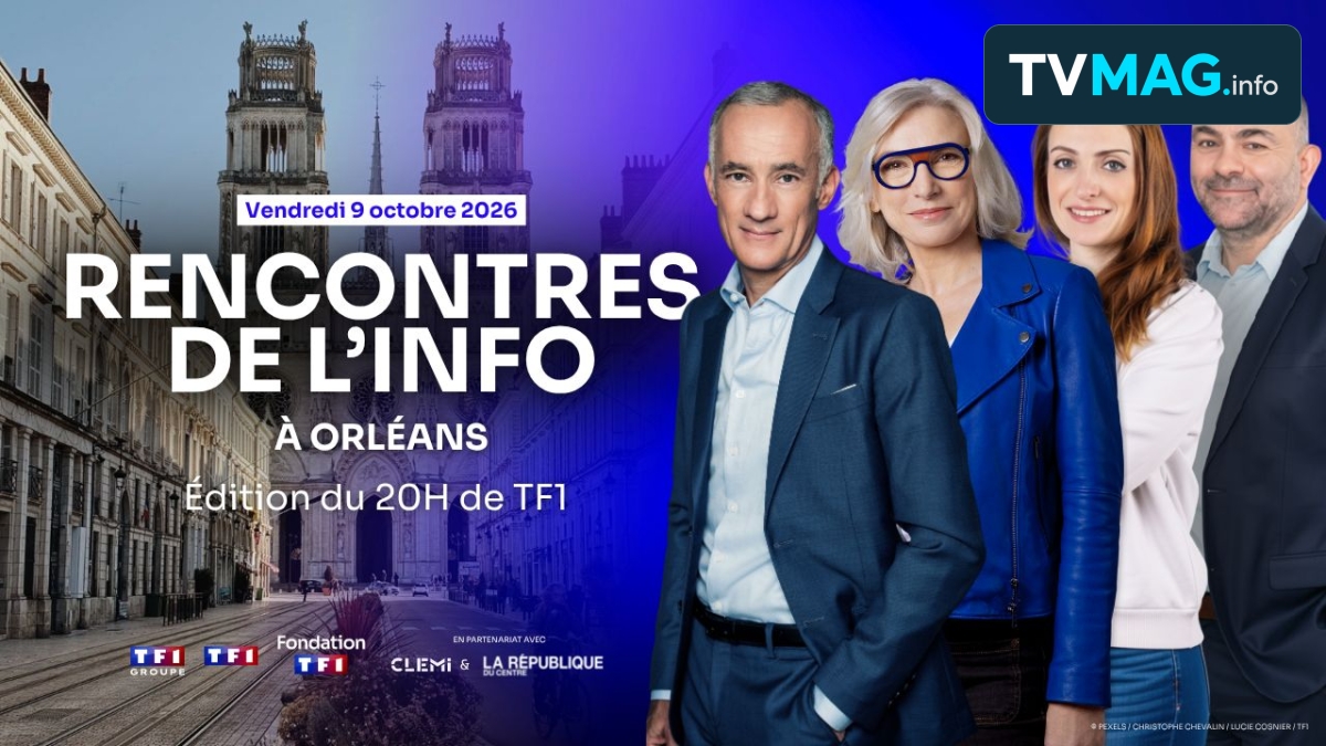 Le JT de 20H de TF1 au cœur d’une édition spéciale des « Rencontres de l’Info » à Orléans