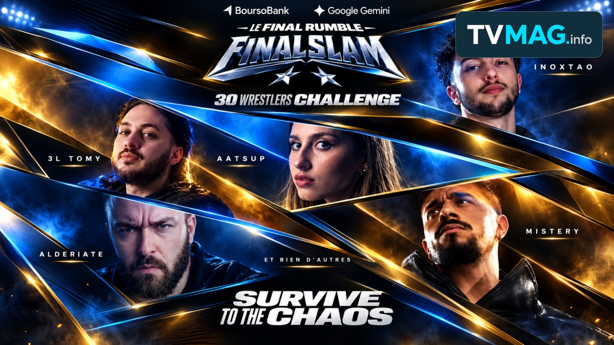 « The FinalSlam » : Amine réunit Squeezie, Inoxtag, Mister V et GregMMA pour un immense show de catch