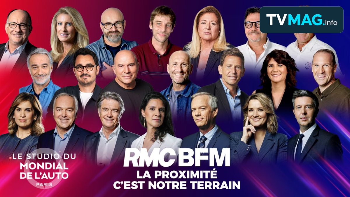 RMC BFM s’installe au Mondial de l’Auto 2026 avec plusieurs émissions délocalisées