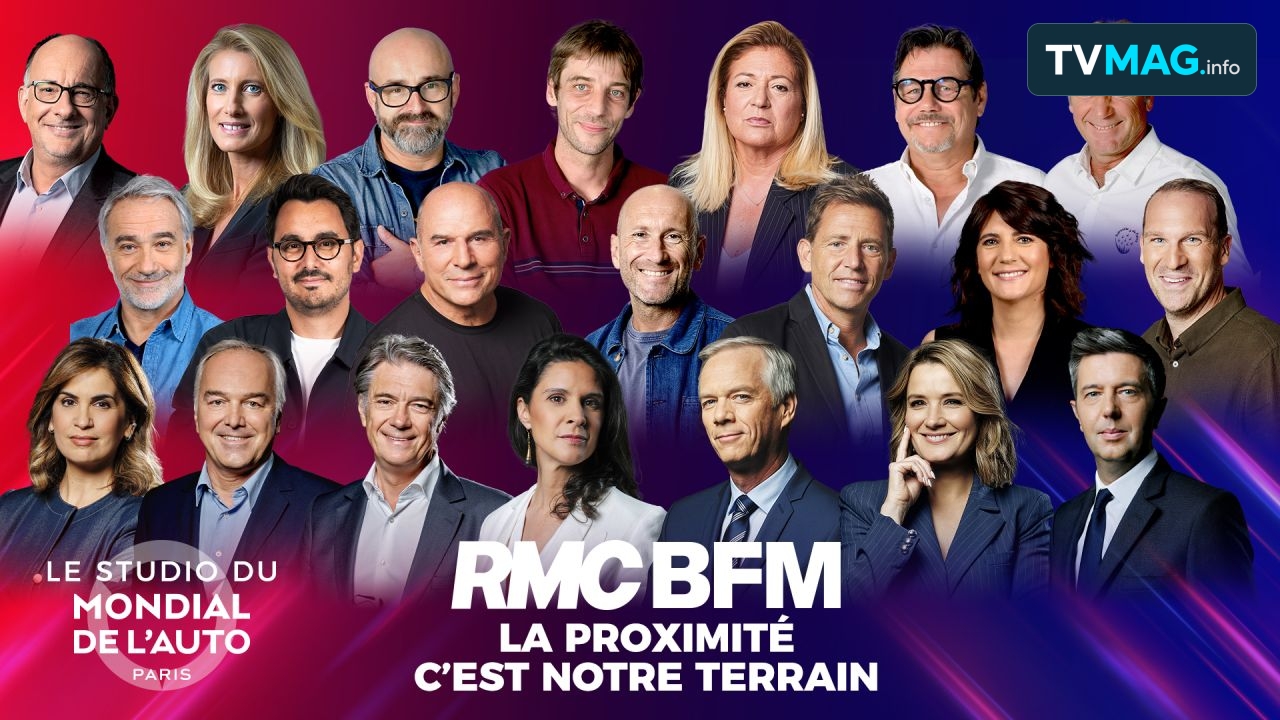 RMC BFM s’installe au Mondial de l’Auto 2026 avec plusieurs émissions délocalisées