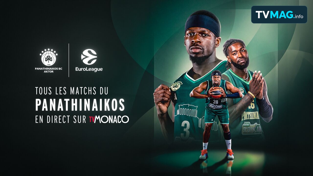 TVMonaco diffusera gratuitement tous les matchs du Panathinaïkos en EuroLeague